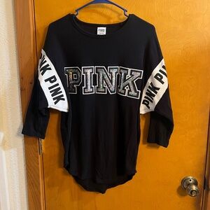 Victoria’s Secret Pink. Shiny sequined cozy sweatshirt.